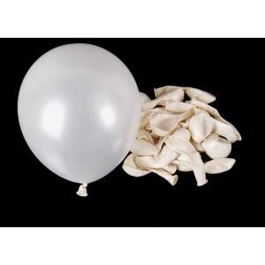 White Latex Ballon 100pcs