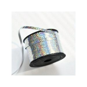Silver Glitter Ballon/party Ribbon
