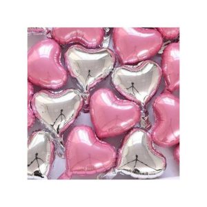 Share this product    Shipped from abroad 2050pcs 510inch Red Love Heart Shape Foil Balloons Valentines Wedding Party Decorations Aluminum Foil Ballons Air Balls Globos